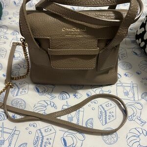 Cruciani Taupe Crossbody Bag